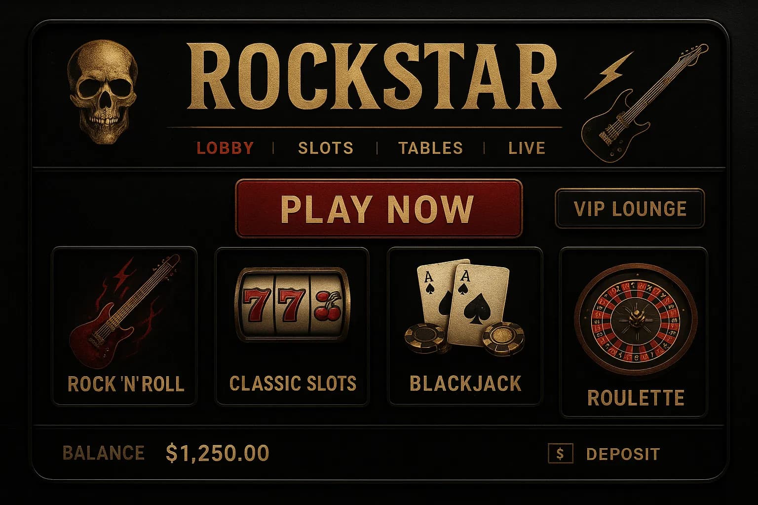 Espace VIP Royal Club avec avantages exclusifs