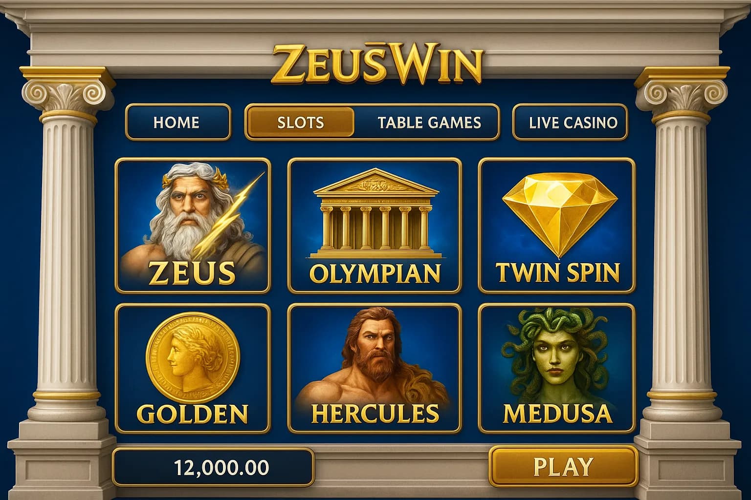 Collection de 4800+ machines à sous avec jackpots progressifs