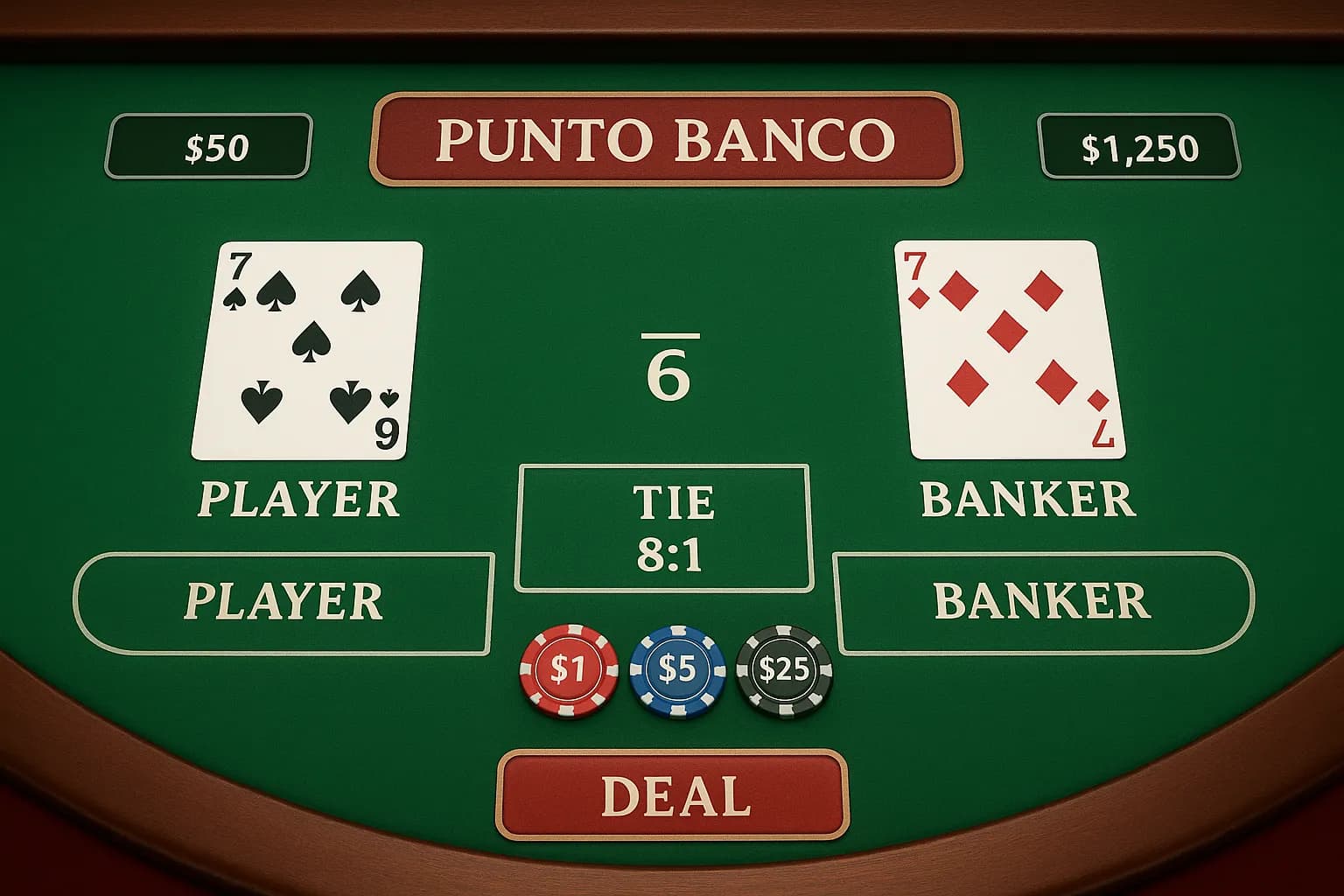 Baccarat Punto Banco screenshot 1