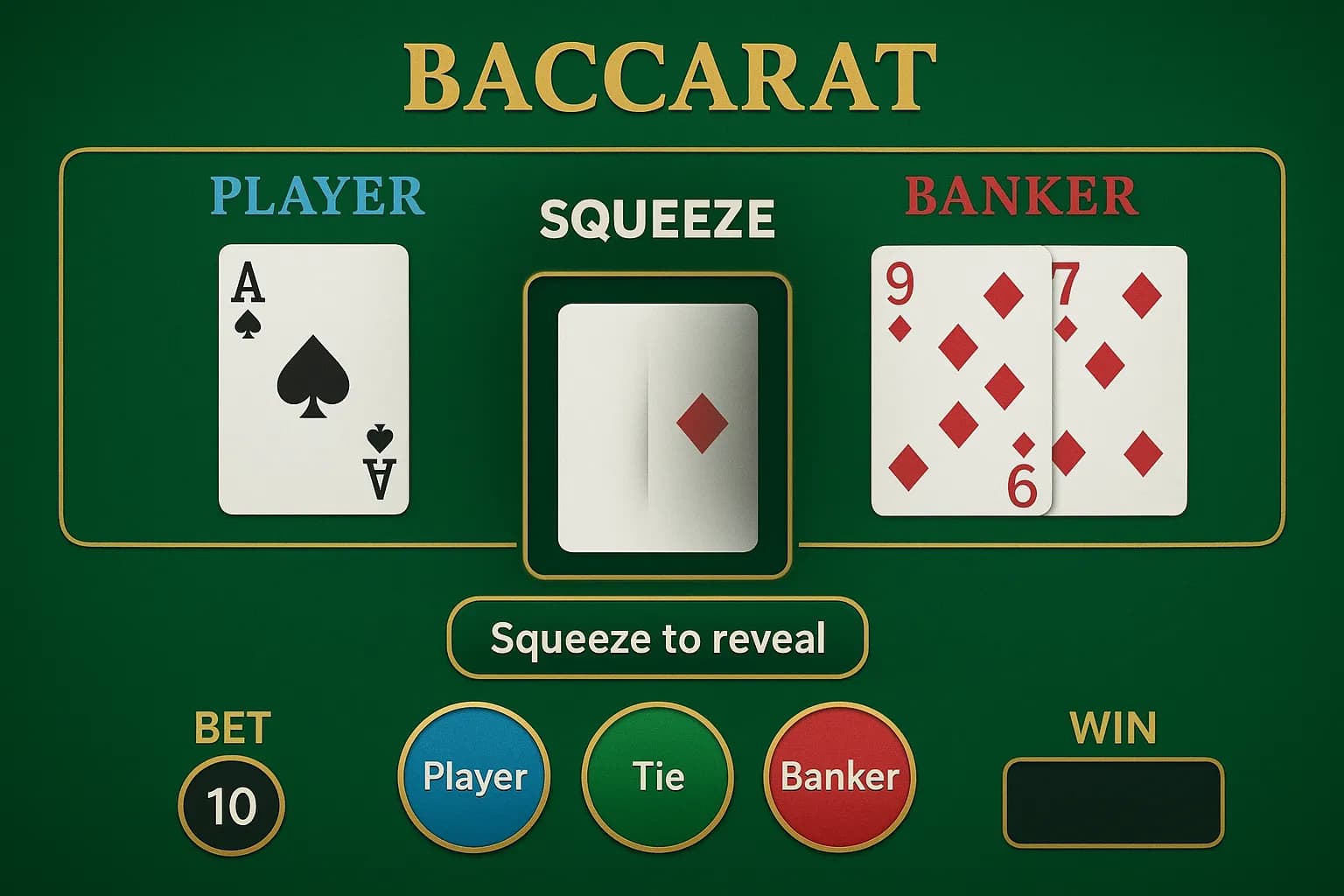 Baccarat Squeeze screenshot 1